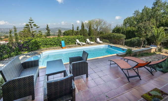 Pinos de Alhaurin House | Wonderful private villa with WIFI, A/C, private pool, TV, terrace, panoramic view and parking