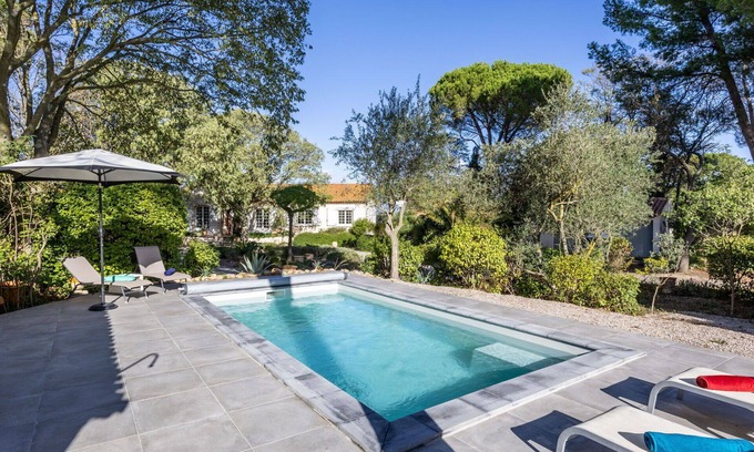 Beziers House | Wonderful private villa with A/C, private pool, WIFI, TV, patio, pets allowed and panoramic view