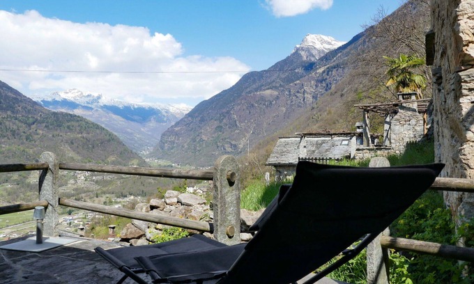 Malvaglia-dagro House | Wonderful private villa for 2 people with WIFI, terrace and pets allowed
