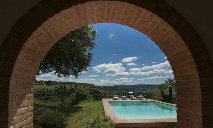 Riparbella Villa | Wonderful private villa for 7 guests with WIFI, private pool, TV, balcony and parking