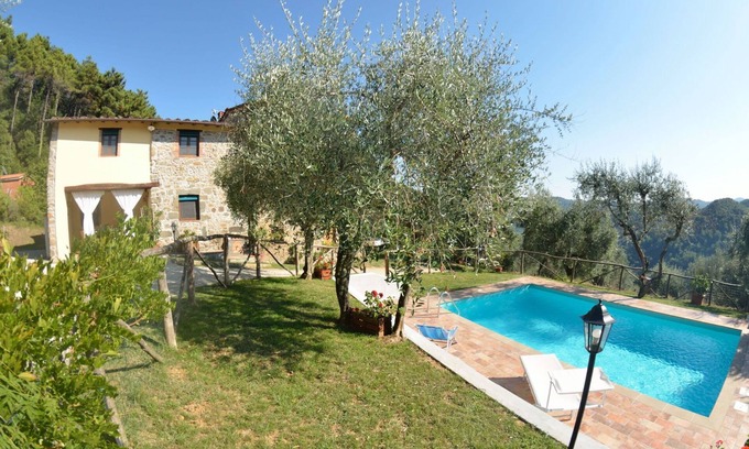Pescaglia Villa | Wonderful private villa with private pool, WIFI, TV, pets allowed and panoramic view, close to L.