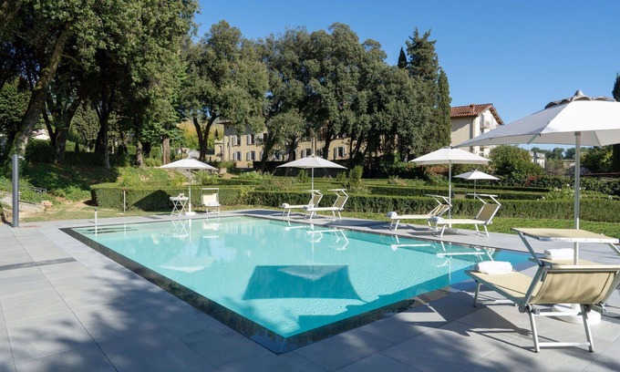Ronta Villa | Wonderful private villa for 26 guests with hot tub, private pool, WIFI, TV and panoramic view
