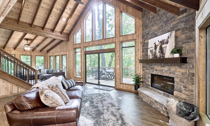 Innsbrook Ski Chalet | Wooded, Private Chalet Near Alpine Lake with Fire Pit and Playhouse