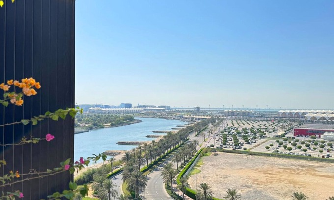 Al Raha Beach Apartment | Yas Island Bliss: 1BR with Private Balcony and View