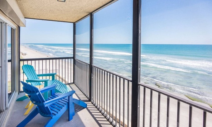 South Patrick Shores Apartment | You cannot get any closer to the beach! 2BR condo