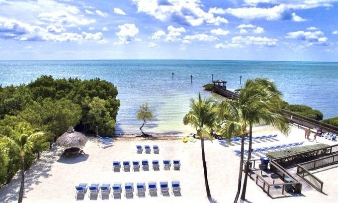 Tavernier Condo | Your Happy Place - gorgeous 2 bed/2 bath oceanfront suite with full kitchen