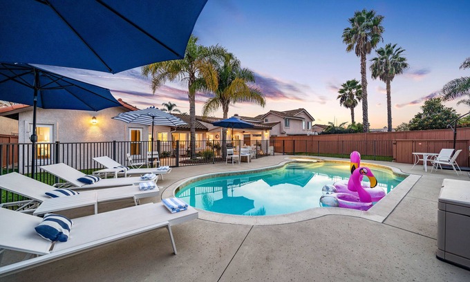 North Valley Villa | Your private oasis with heated pool and garden in Oceanside!