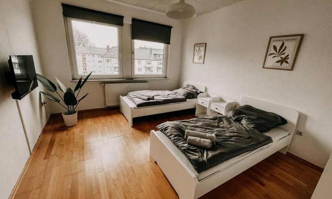 Frohnhausen Apartment | Zentral, ruhig, Messe Universitätsklinikum nah! MA3L