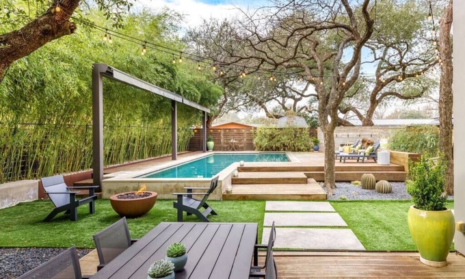 Barton Heights House | Zilker Paradise Found (w Pool & Downtown Skyline View)