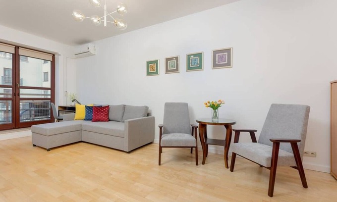 Saska Kepa Apartment | Zwycięzców 28 | Apartment | A/C | Parking