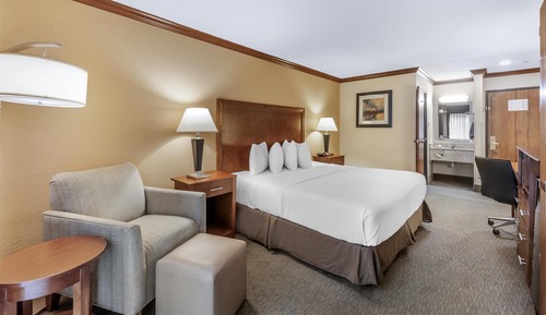 Standard Room, 1 King Bed, Refrigerator & Microwave, Poolside