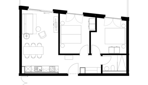 Lifestyle 2 bedroom apartment with balcony