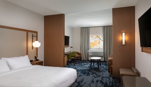 Suite, 1 King Bed with Sofa bed, Non Smoking (Hearing Accessible)