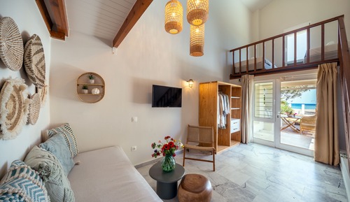 Quadruple Room, Sea View, Mezzanine (01)