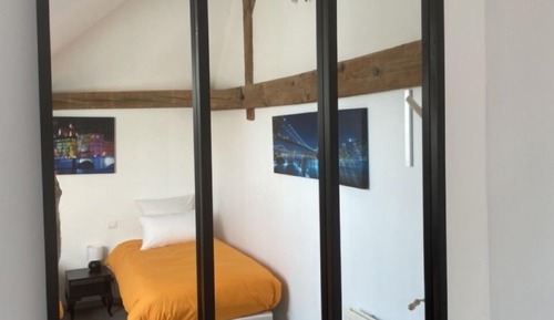 Chambre lits jumeaux (sanitaire commun)