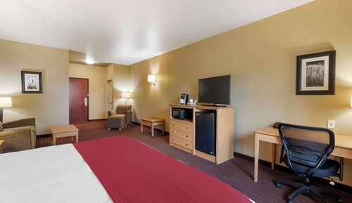 Suite, 1 King Bed, Accessible, Non Smoking (Refrigerator & Microwave)