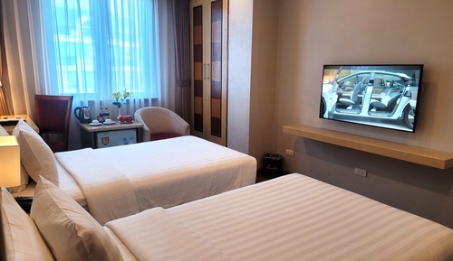 Deluxe Twin Room, Non Smoking, City View