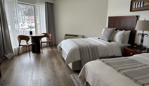 Basic Double Room, 2 Double Beds, River View