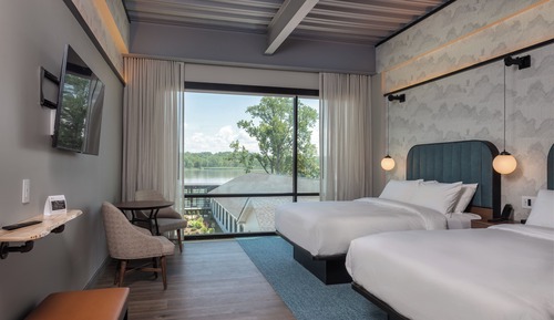 Room, 2 Queen Beds, River View