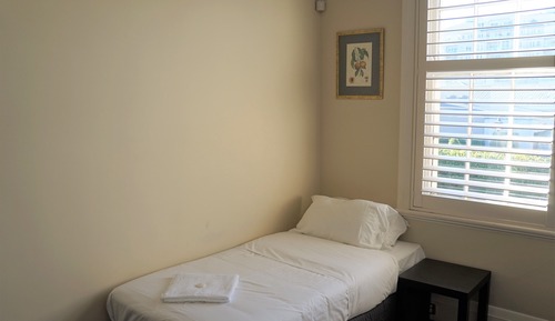 Family Room with Shared Bathroom