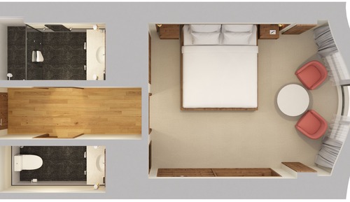 Deluxe Room, 1 King Bed, Mobility Accessible (City King)