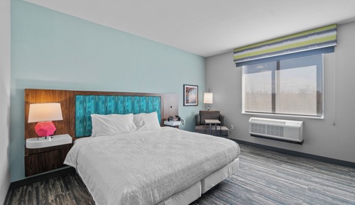 Room, 1 King Bed, Accessible, Non Smoking (Roll-In Shower,  Mobility & Hearing)