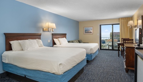 Standard Room, 2 Queen Beds, Ocean View (No pets allowed)