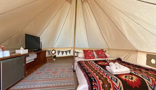 Bell Tent Garden View