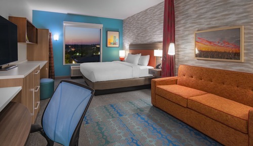 Suite, 1 King Bed, Accessible, Non Smoking (Roll-In Shower)