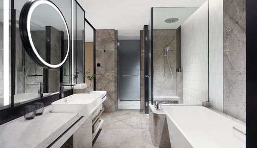 Room, 2 Double Beds, Garden View (Balcony)