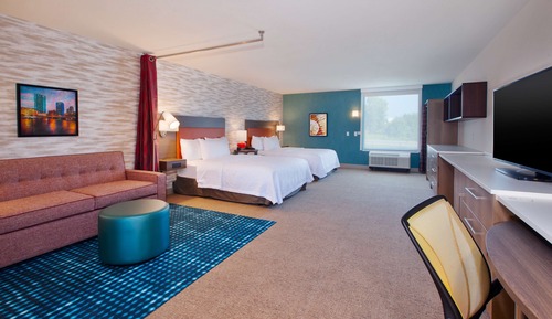 Studio, 2 Queen Beds, Accessible, Bathtub (Mobility & Hearing)