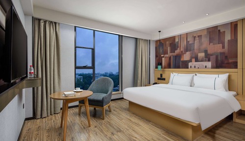 Business Room, 1 King Bed, Smoking, Mountain View