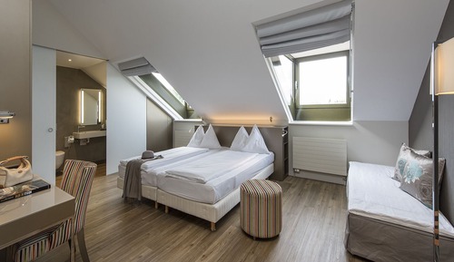 Family Triple Room, Courtyard Area