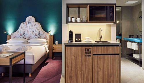 Studio, 1 King Bed with Sofa bed