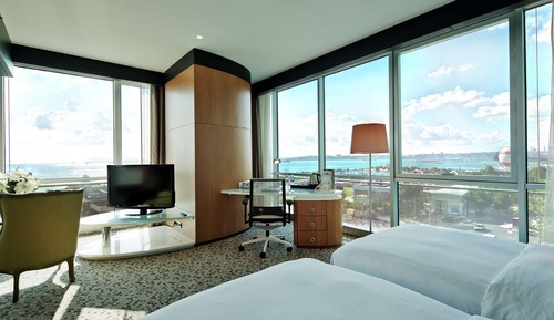 Junior Suite, 2 Twin Beds, Sea View