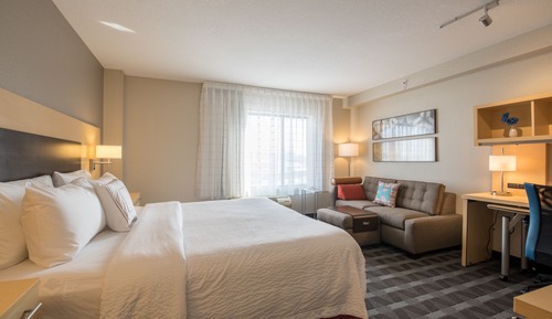Studio, 1 King Bed with Sofa bed (Hearing Accessible)