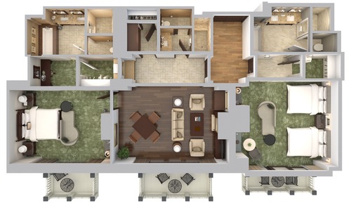 Suite, Multiple Beds (Vista View)