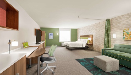 Suite, 1 King Bed, Accessible (Roll-In Shower)