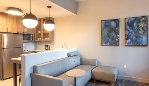 Suite, 1 Bedroom (Mobility/Hearing Access, Roll-In Shwr)