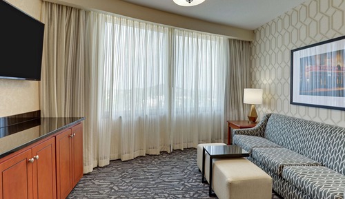 Suite, 1 King Bed with Sofa bed, Refrigerator & Microwave (2 Rooms, Upper Floor)