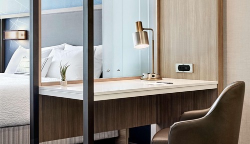 Suite, 1 King Bed with Sofa bed (Mobility Accessible, Roll-In Shower)