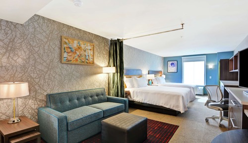 Studio, 2 Queen Beds, Accessible (Hearing)