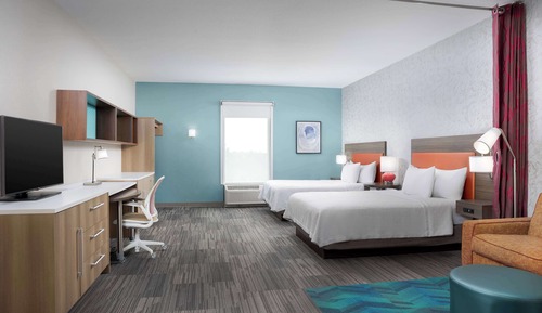 Studio, 2 Queen Beds, Accessible (Roll-In Shower)