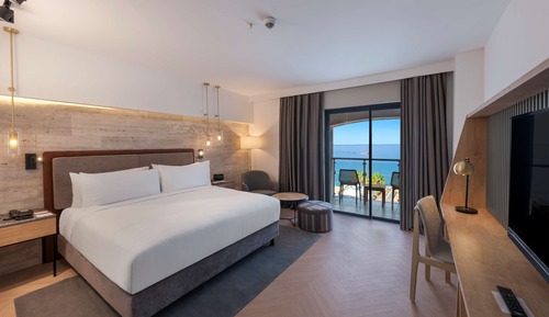 Deluxe Room, 1 King Bed, View, Corner