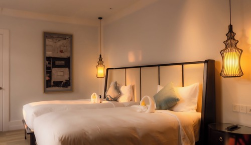 Deluxe, Twin Bed, Garden View