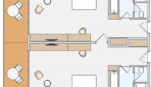 Family Double Room, Connecting Rooms (Classic Triple Use)