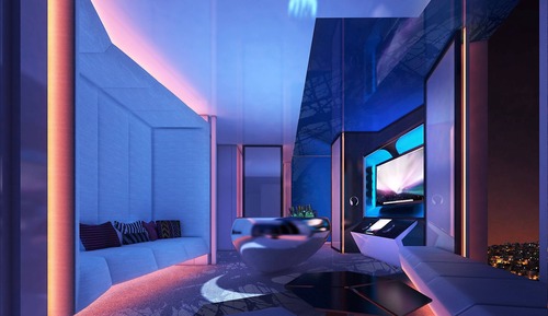 Suite, 1 King Bed, Corner (Wow Suite, penthouse)