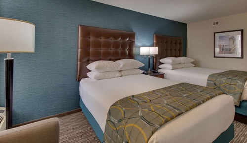 Deluxe Room, 2 Queen Beds, Refrigerator & Microwave