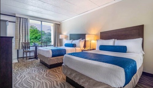 Standard Room, 2 Double Beds, Lake View (Standard Double Room)