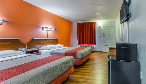 Deluxe Room, 2 Queen Beds, Smoking, Refrigerator & Microwave